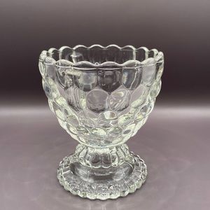 Vintage Avon Clear Glass Bubble Dish